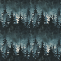 Pines In The Mist Blue