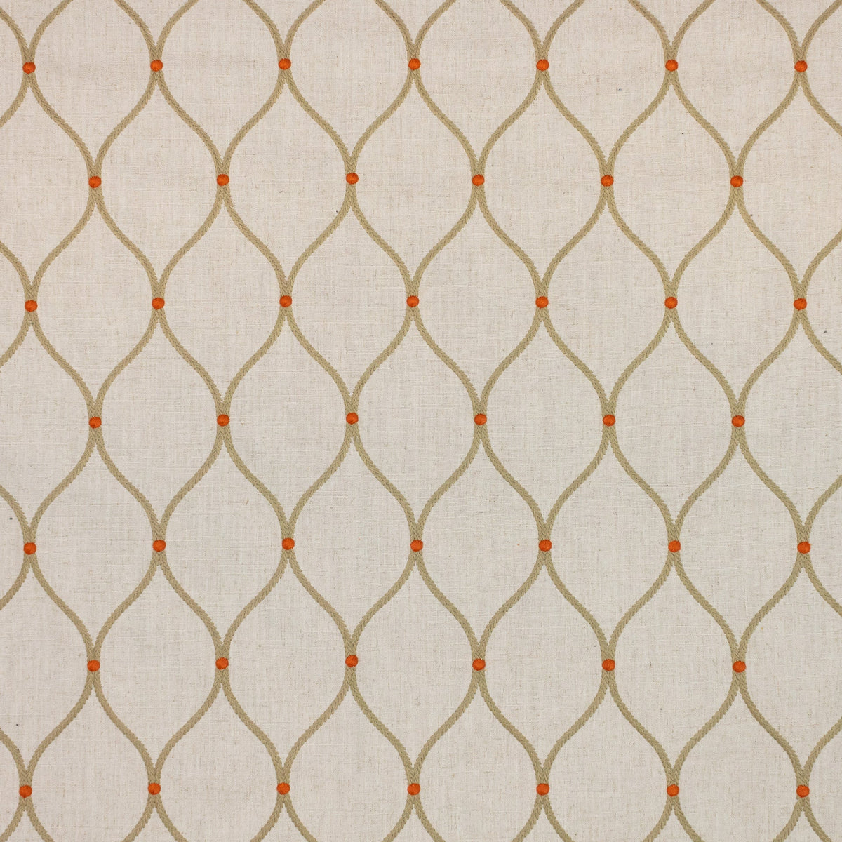RM Coco Ricci Trellis Sherbet Fabric | Atlanta Fabrics