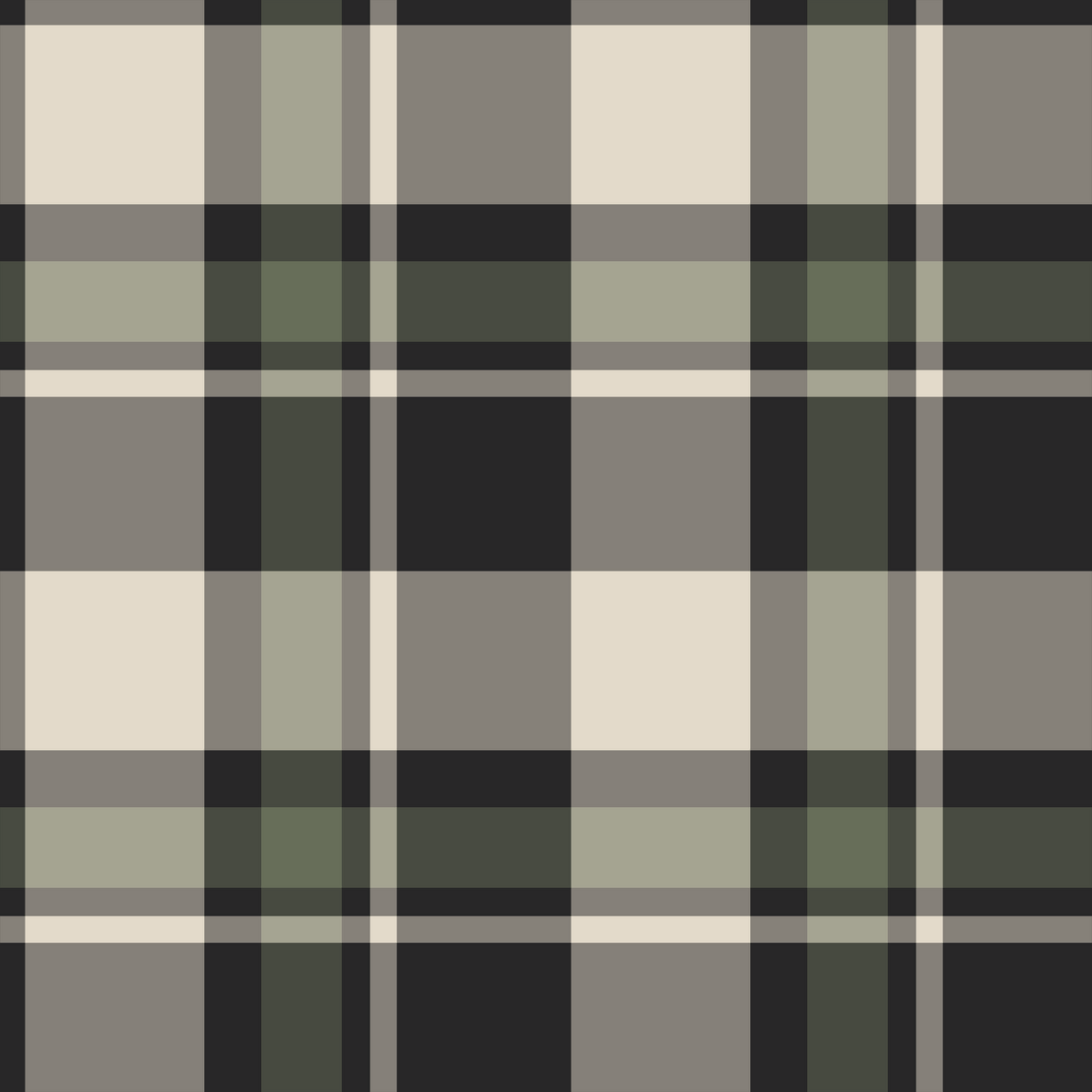 Sado Plaid Noir