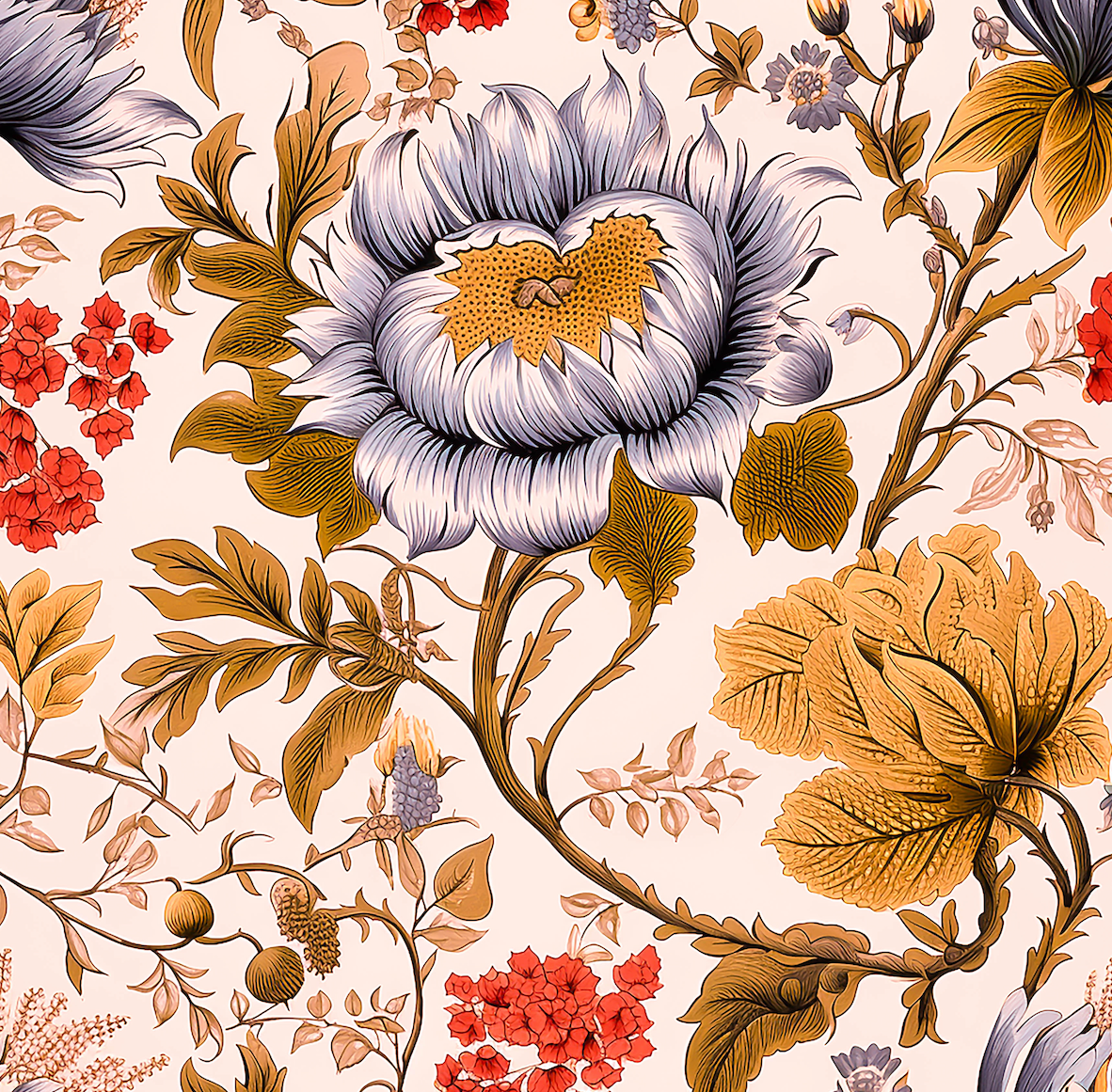 Atlanta Fabrics Minuet Aubergine Fabric | Atlanta Fabrics