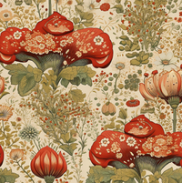 Atlanta Fabrics Colors Unfurled Thyme Fabric | Atlanta Fabrics