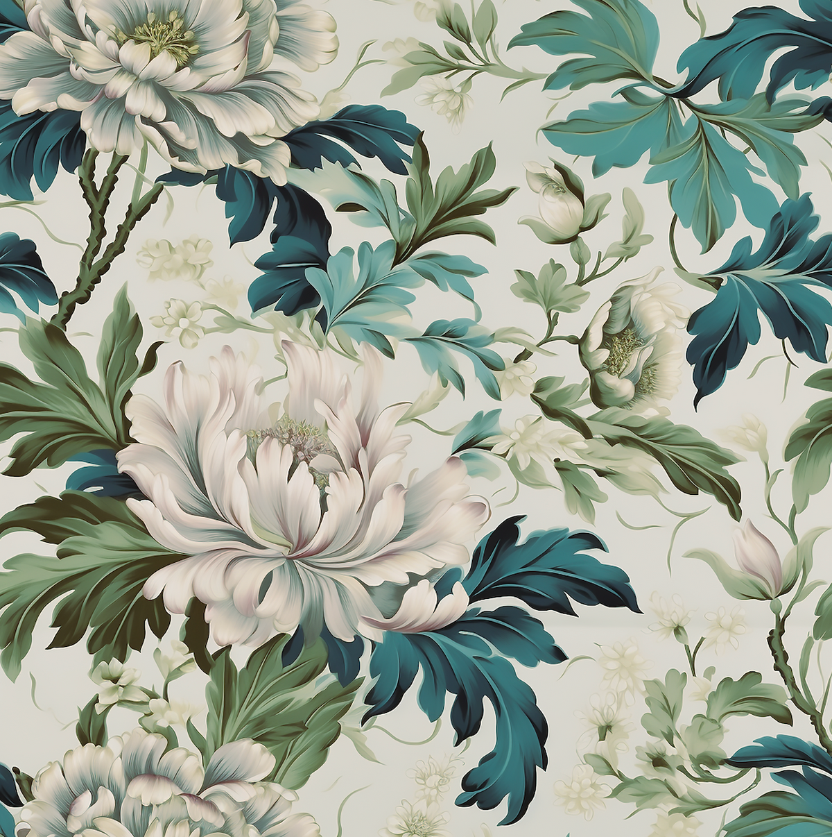 Atlanta Fabrics Forevermore Teal Fabric | Atlanta Fabrics