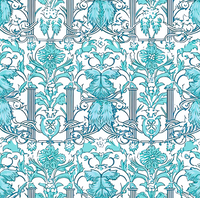 Atlanta Fabrics Friend To You Aqua Fabric | Atlanta Fabrics