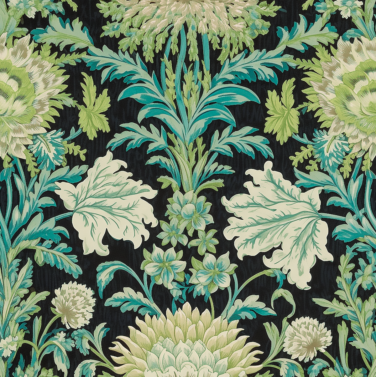 William West Designs The Breakers Turquoise Fabric | Atlanta Fabrics