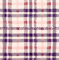 Burnham Plaid Aubergine