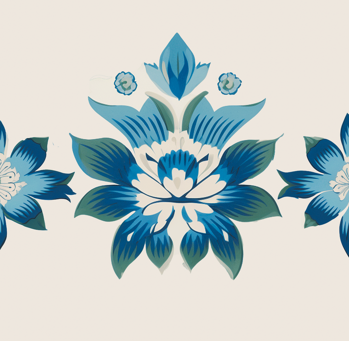 Atlanta Fabrics China Cup Sapphire Fabric | Atlanta Fabrics