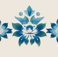 Atlanta Fabrics China Cup Sapphire Fabric | Atlanta Fabrics