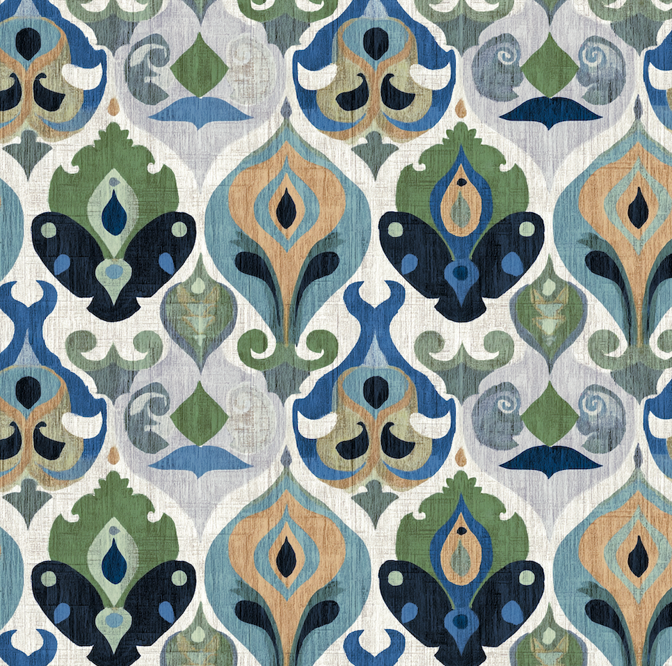 Atlanta Fabrics Shadow Lake Blue Fabric | Atlanta Fabrics