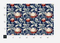 Atlanta Fabrics Wingate Navy Fabric | Atlanta Fabrics