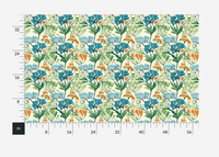 Atlanta Fabrics Belmont Park Aqua Fabric | Atlanta Fabrics