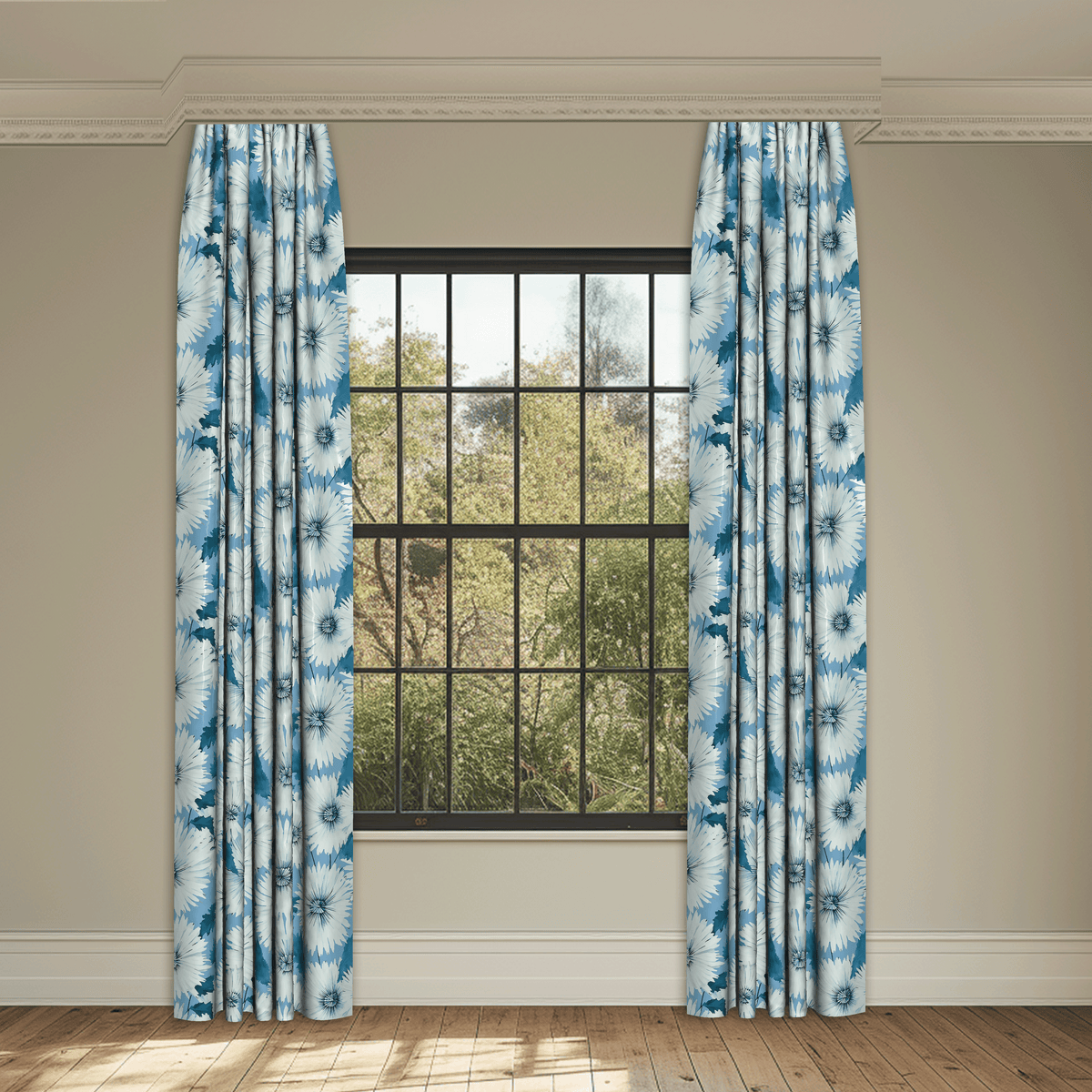Shiloh Periwinkle Made to Measure Curtains