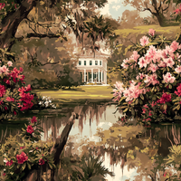 Atlanta Fabrics Witte Plantation Sepia Fabric | Atlanta Fabrics