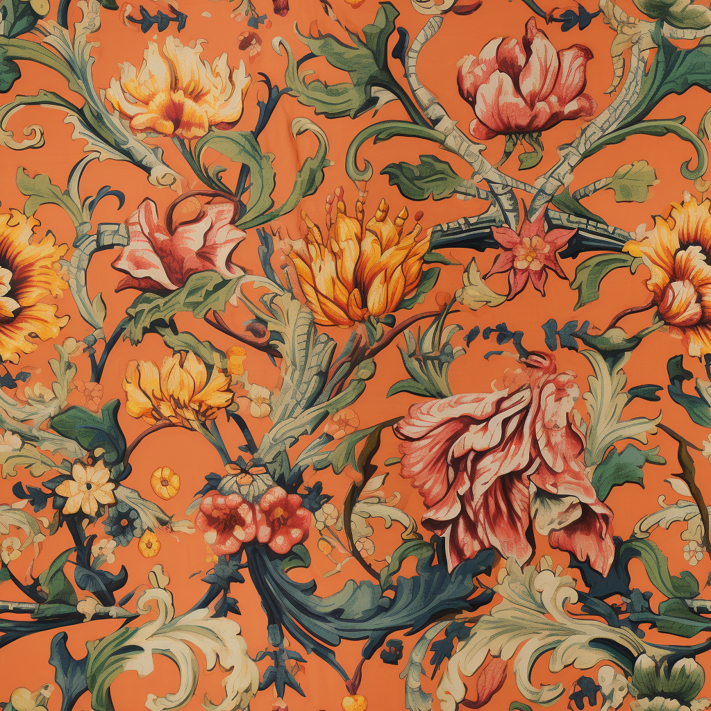 Constant Joy Tangerine Wallpaper