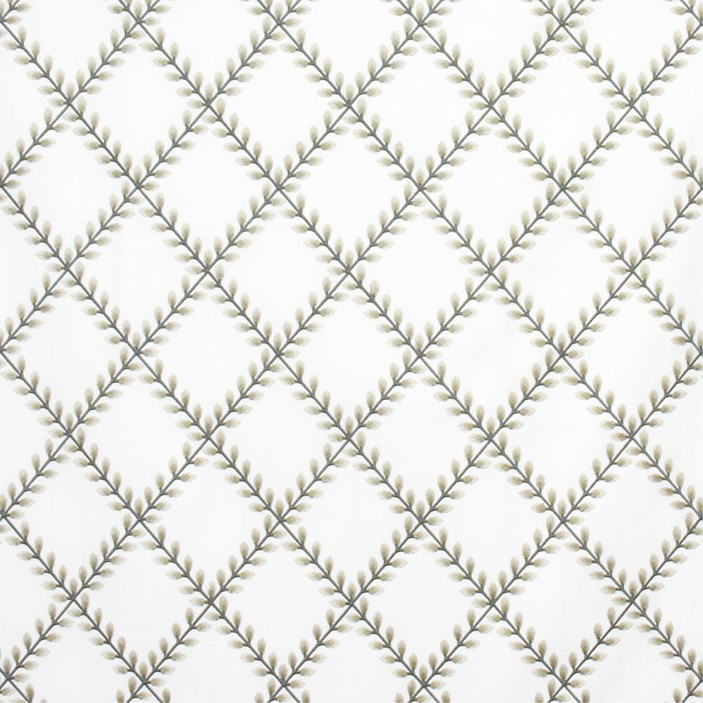 Carole Diamond Petals Birch Fabric | Atlanta Fabrics