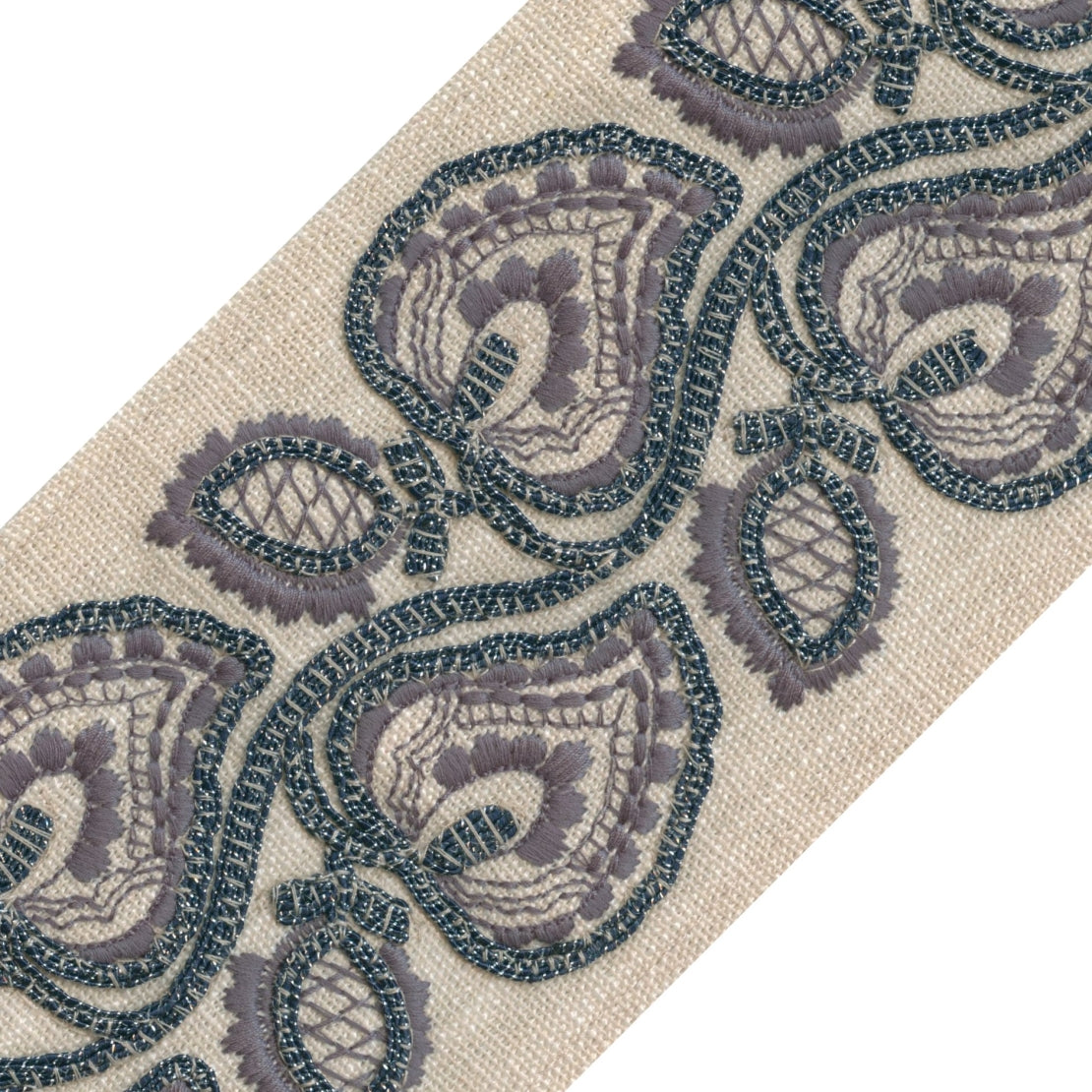 Europatex Fort-Alezas Estense Ink Trim | Atlanta Fabrics