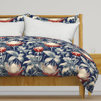 Atlanta Fabrics Wingate Navy Fabric | Atlanta Fabrics