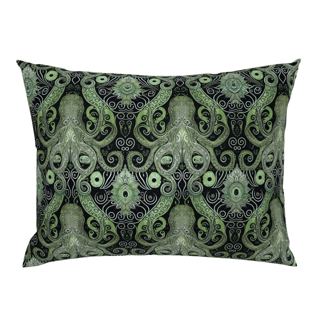Atlanta Fabrics Octopus Green Fabric | Atlanta Fabrics