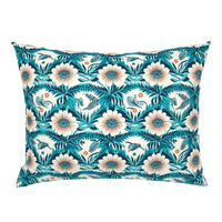 Atlanta Fabrics Curtis Aqua Fabric | Atlanta Fabrics