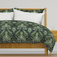 Atlanta Fabrics Octopus Green Fabric | Atlanta Fabrics