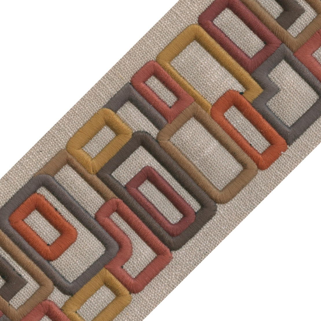 Europatex Fort-Alezas Presidios Chestnut Trim | Atlanta Fabrics
