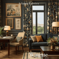 Atlanta Fabrics Wingate Terracotta Fabric | Atlanta Fabrics