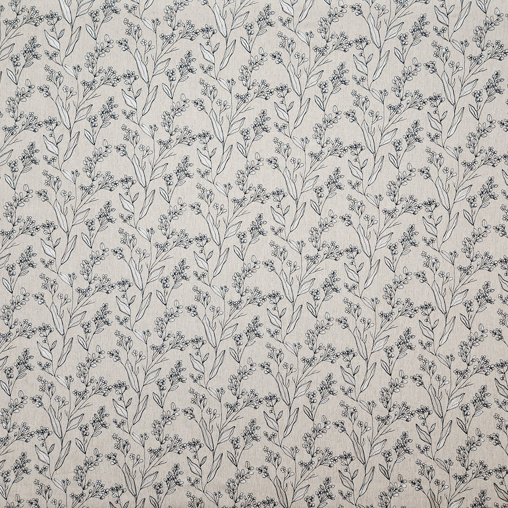 Carole Chipper Charcoal Fabric | Atlanta Fabrics