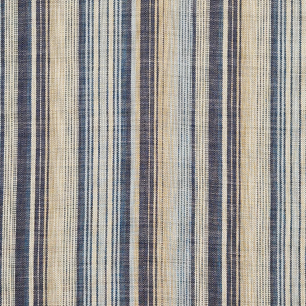 Carole Boardwalk Stripe Denim Fabric | Atlanta Fabrics