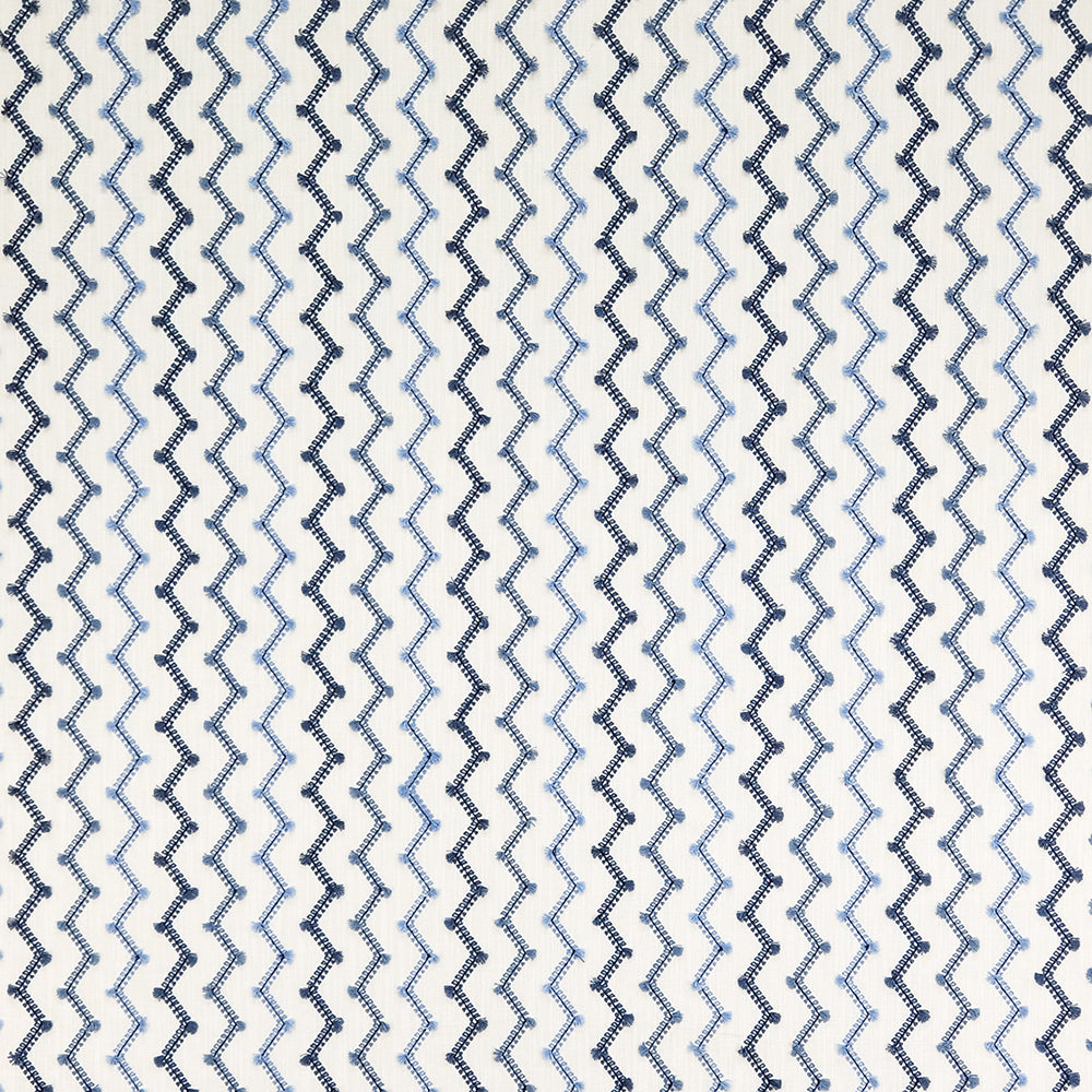 Carole Dont Stress Porcelain Blue Fabric | Atlanta Fabrics
