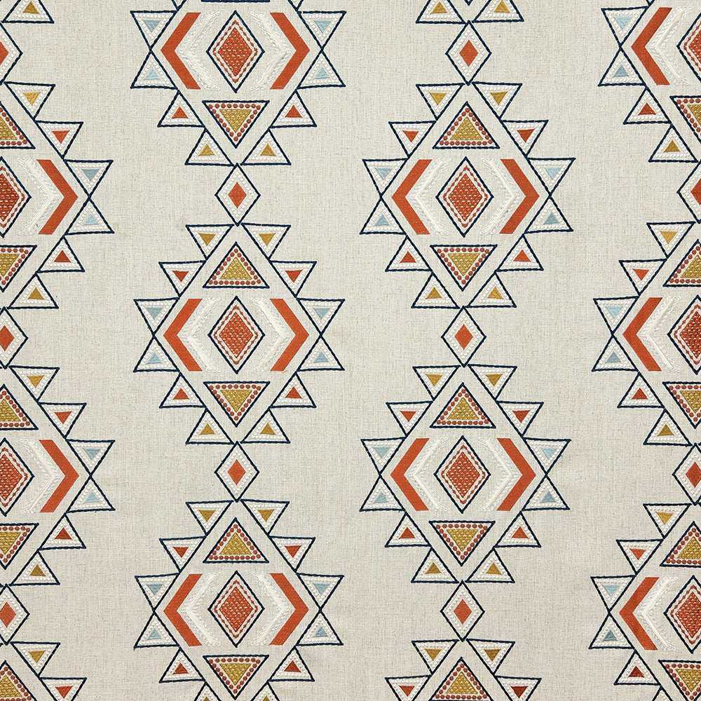 Carole Bold Statement Spice Fabric | Atlanta Fabrics