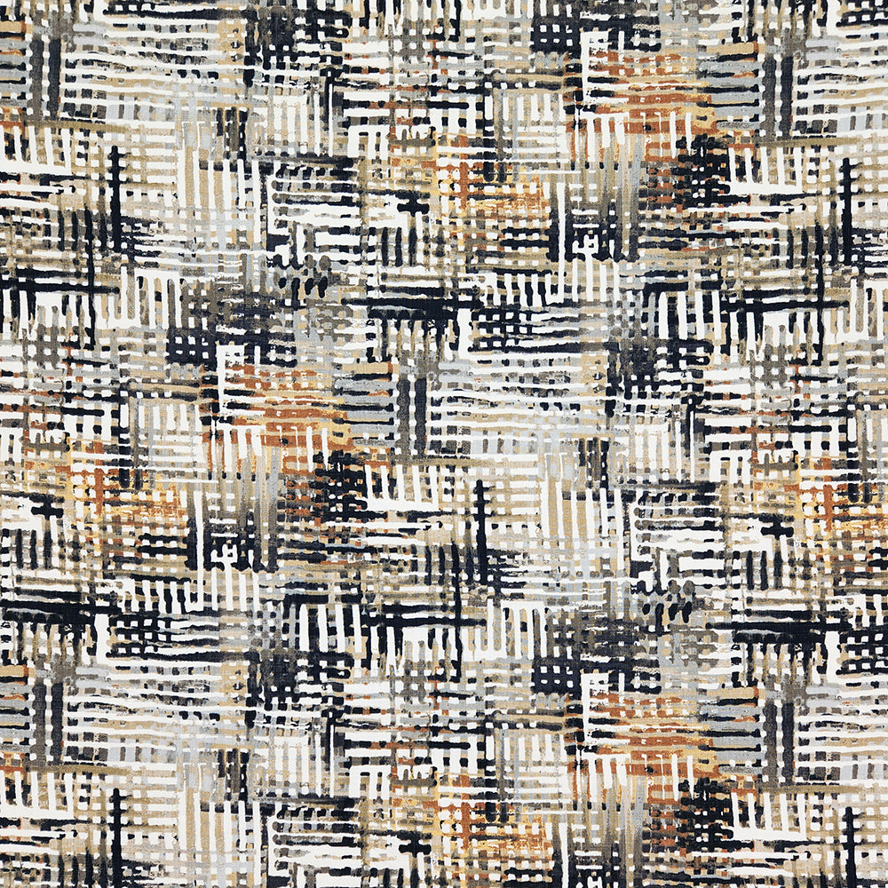 Carole Caught Up Earth Fabric | Atlanta Fabrics