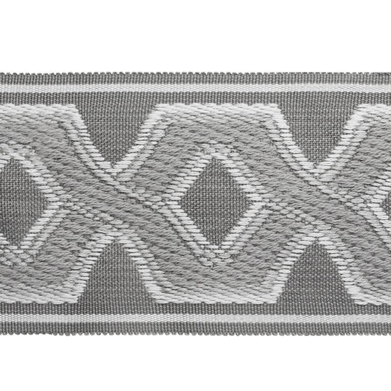 Carole 41240 Tape 3" Silver Trim | Atlanta Fabrics