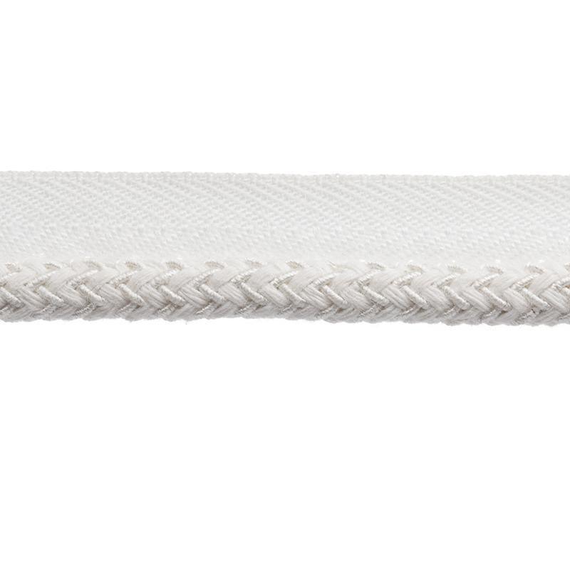 Carole 41242 Lip Cord 1/4" White Trim | Atlanta Fabrics