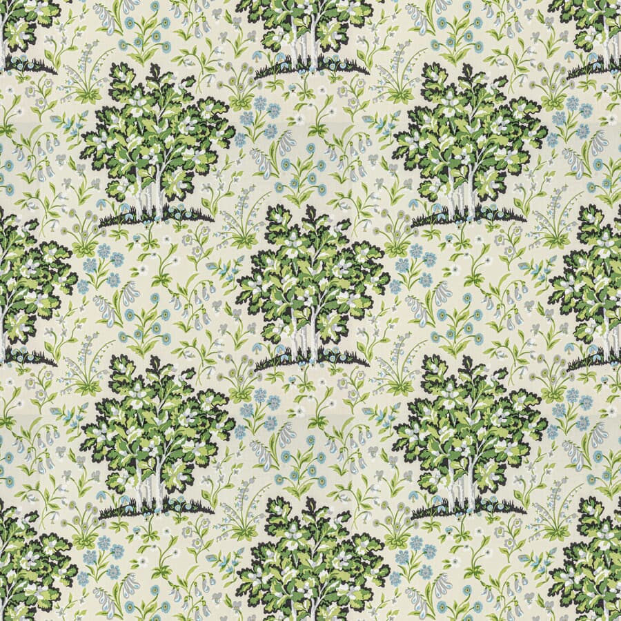 BASSETT MCNAB 7813-7 MEDIEVAL GARDEN WINDSWEPT Fabric | Atlanta Fabrics