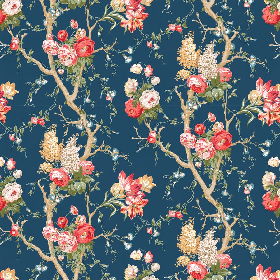 BASSETT MCNAB 7816-2 CASSANDRA PACIFIC Fabric | Atlanta Fabrics