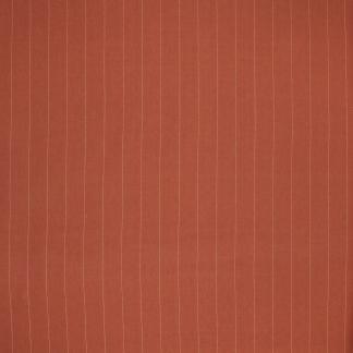 Carole Bluesy Stripe Terra Cotta Fabric | Atlanta Fabrics