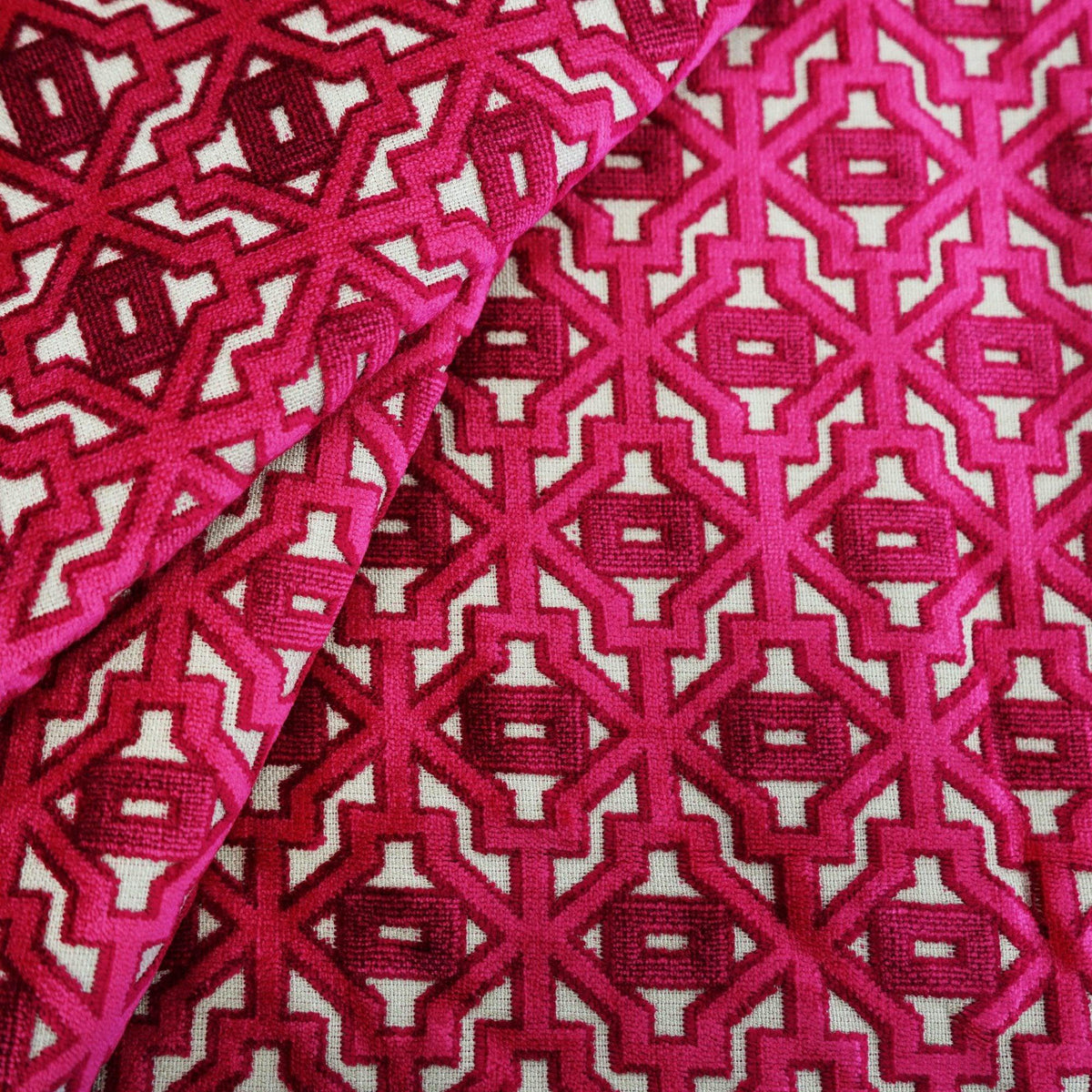 JF Fabrics FOXTROT Fuchsia Fabric | Atlanta Fabrics