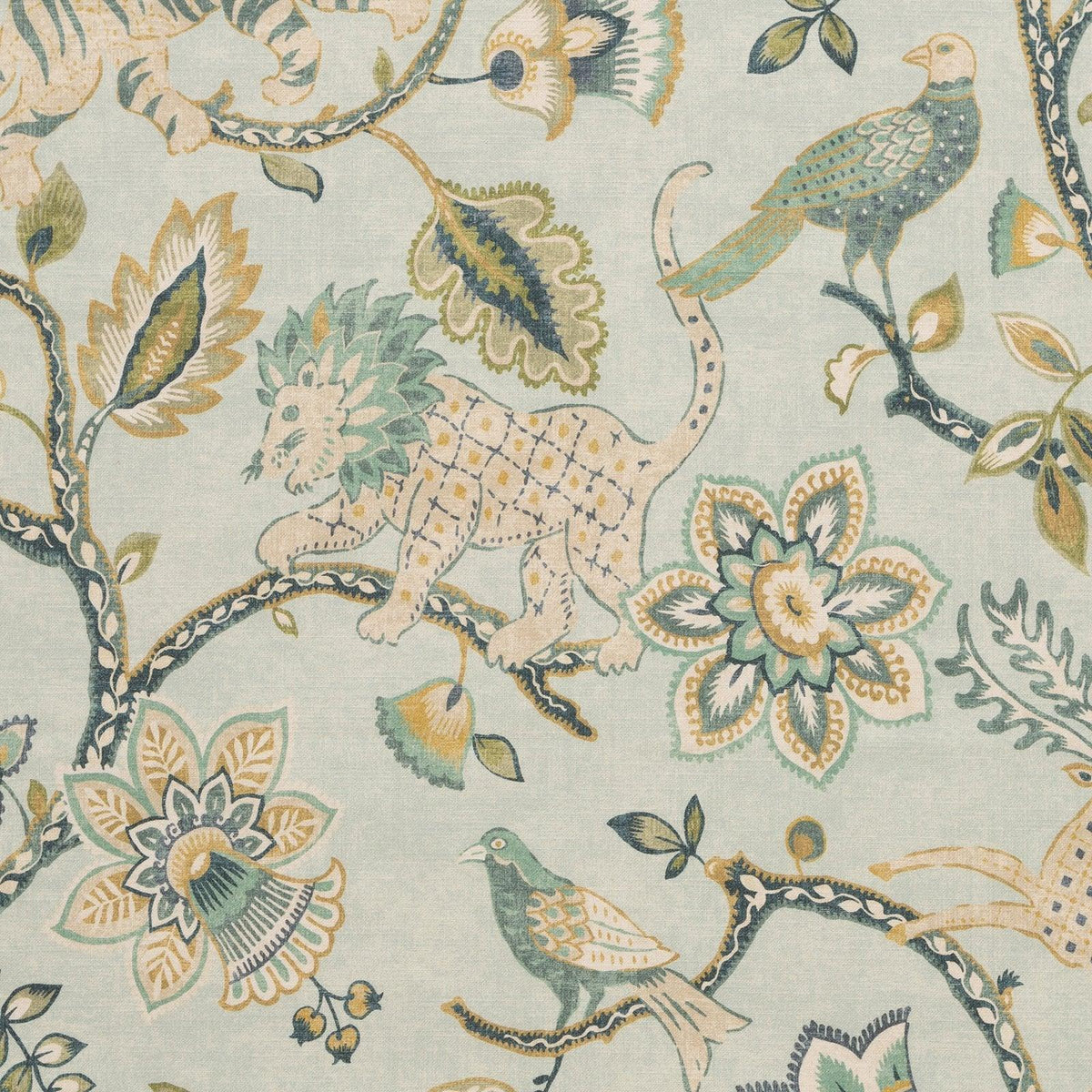 Mitchell Fabrics Jungle Love-Spa Fabric | Atlanta Fabrics