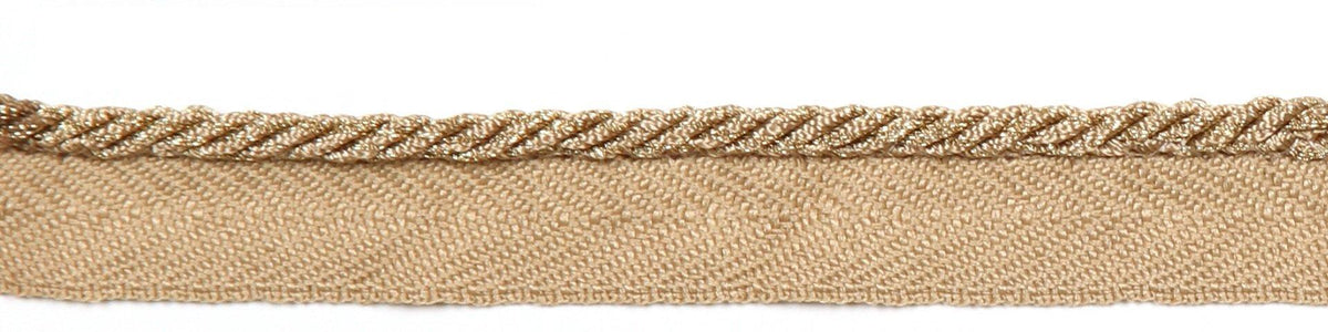 Le Lin Metallic Micro Cord - Copper - Atlanta Fabrics