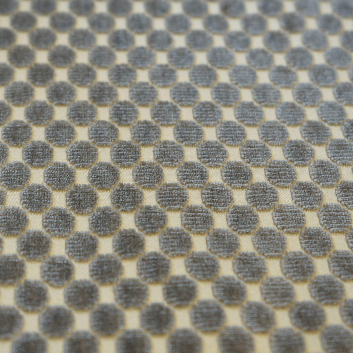 JF Fabrics SPOTS Dove Gray Fabric | Atlanta Fabrics