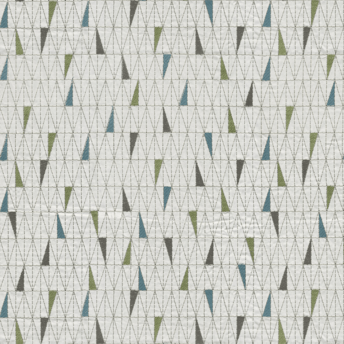 TRILATERAL - Teal - Atlanta Fabrics