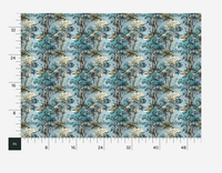 William West Designs Feydeau Aqua Fabric | Atlanta Fabrics