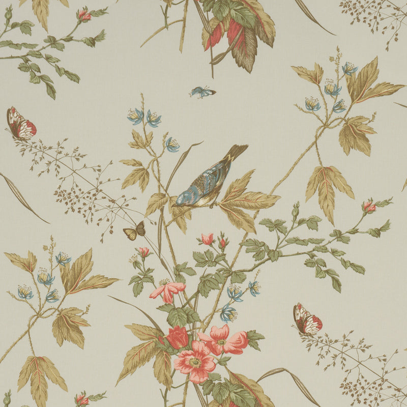 Schumacher EARLY SPRING AQUA  | Atlanta Fabrics