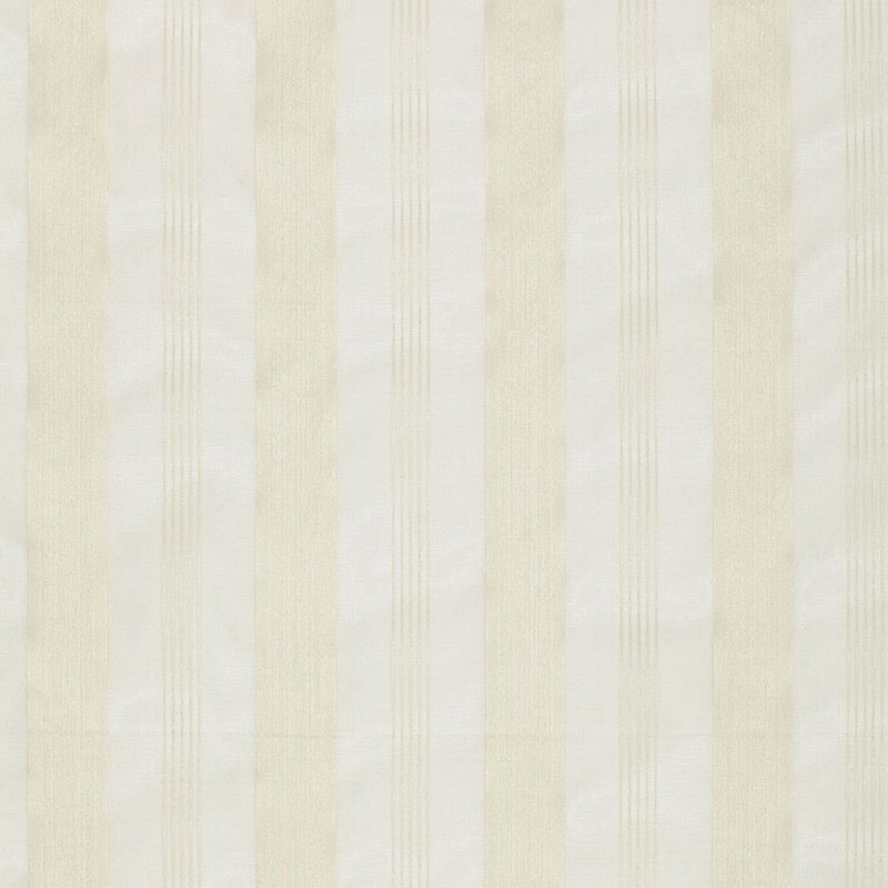 Schumacher CHANTAL STRIPED SHEER IVORY Fabric | Atlanta Fabrics