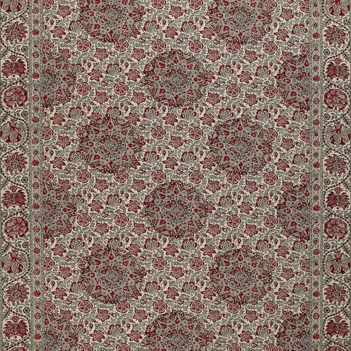 Schumacher KAYA MEDALLION DOCUMENT Fabric | Atlanta Fabrics
