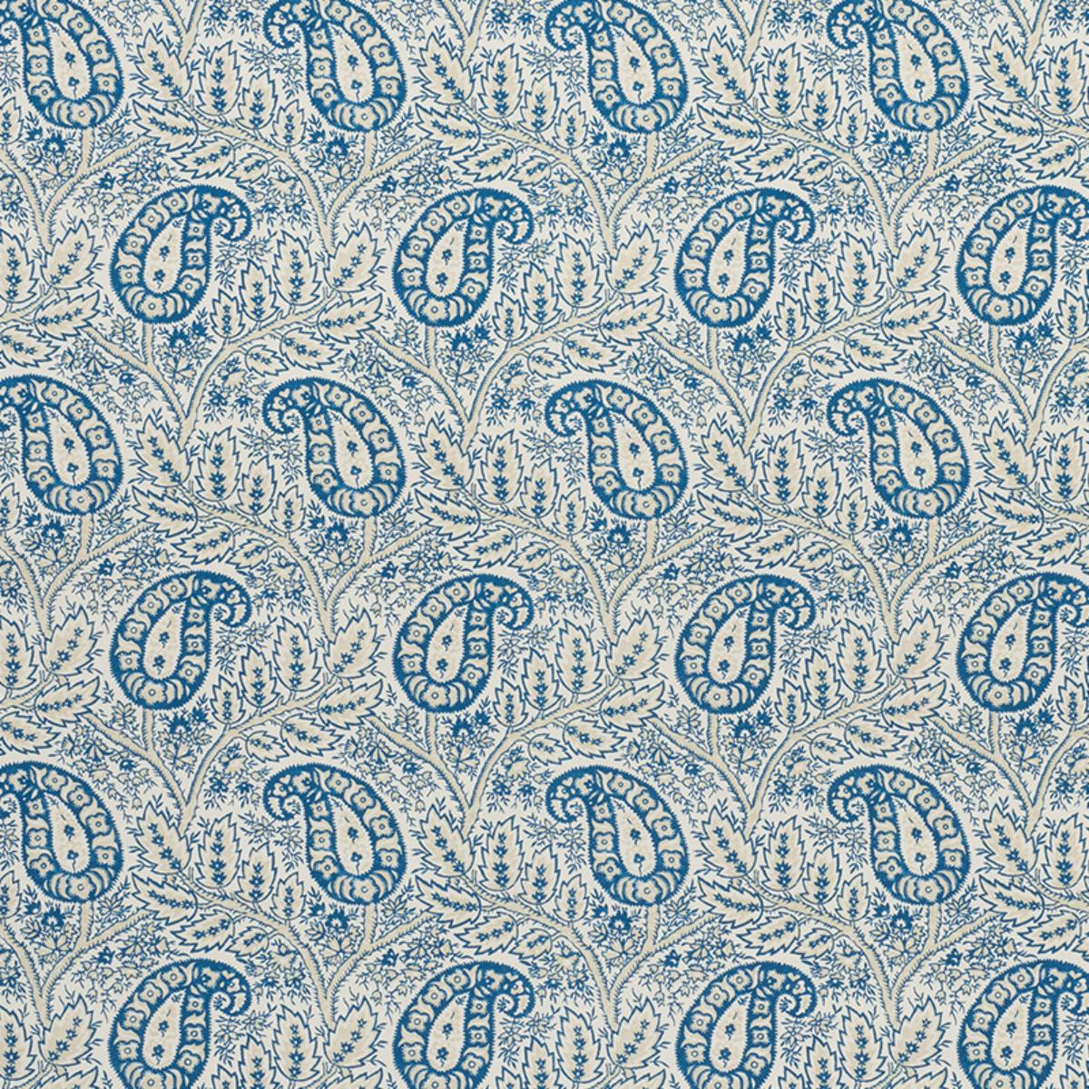 Schumacher WHITTAKER PAISLEY INDIGO Fabric | Atlanta Fabrics