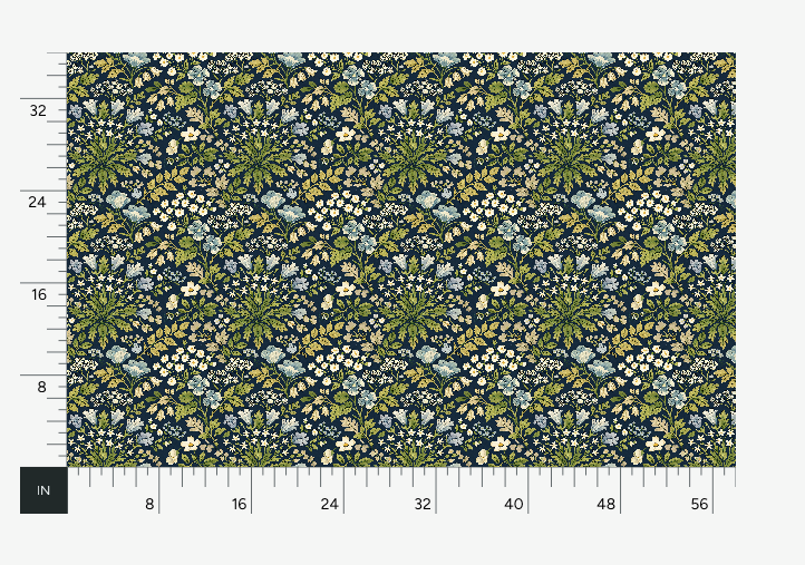 Atlanta Fabrics Treasure Trove Blue Fabric | Atlanta Fabrics
