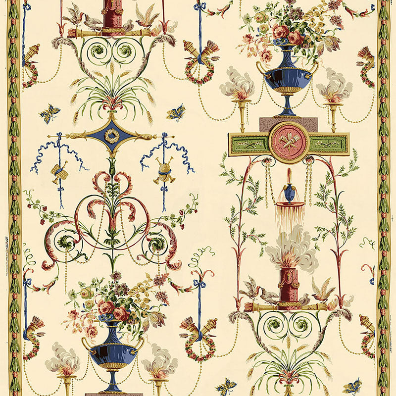 Schumacher TERRACINA ARABESQUE CHAMPAGNE  | Atlanta Fabrics