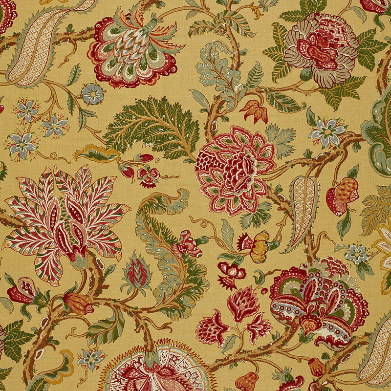 Schumacher CHALFONT SUNFLOWER FABRIC | Atlanta Fabrics