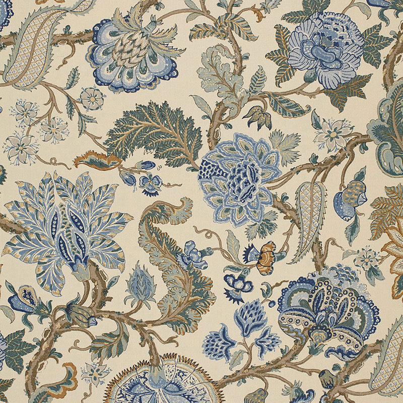 Schumacher CHALFONT PORCELAIN FABRIC | Atlanta Fabrics