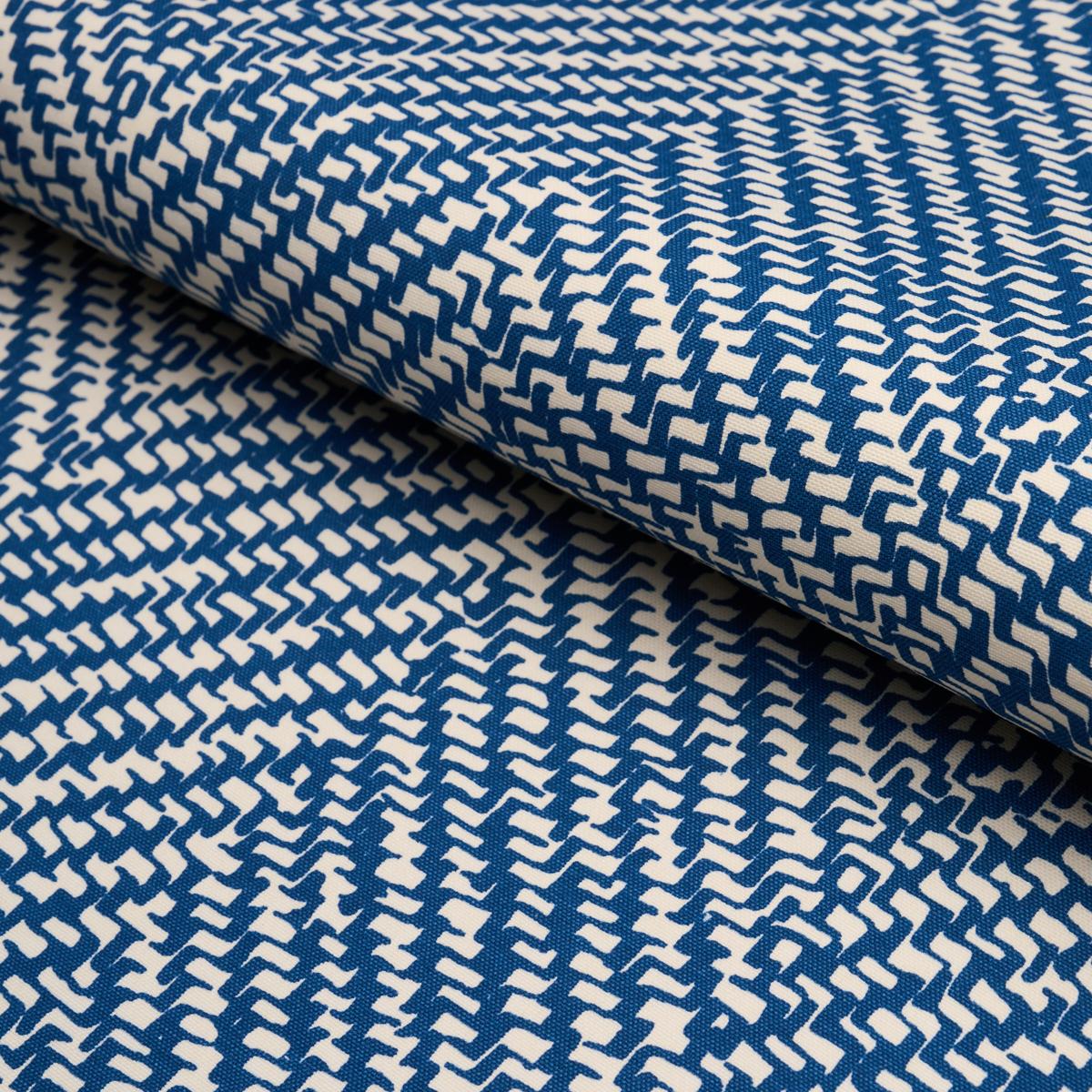CHEVRON D'ETE INDOOR/OUTDOOR BLUE